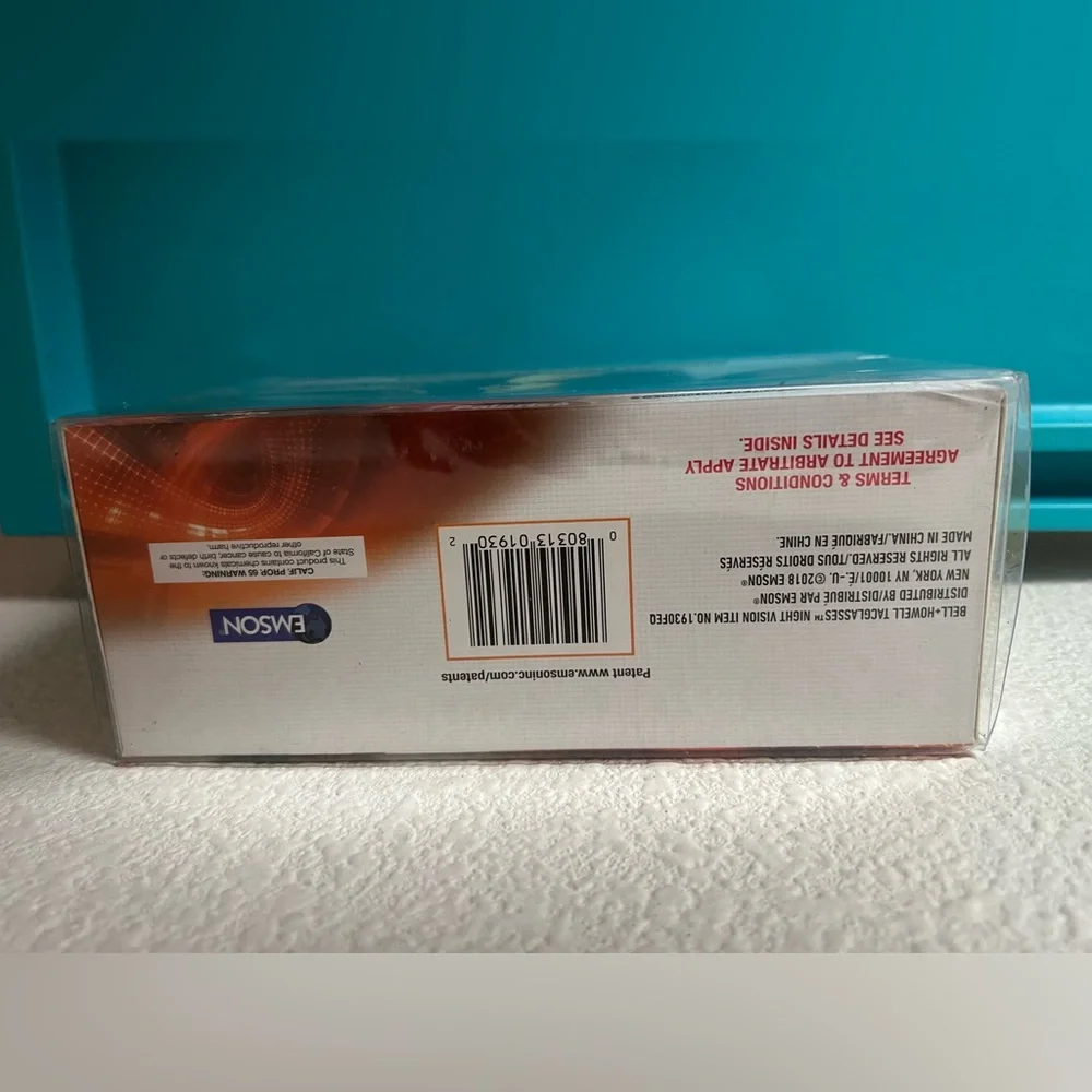 NEW Bell + Howell TacGlasses Night Vision Reduces Glare Non Rx Glasses NIB